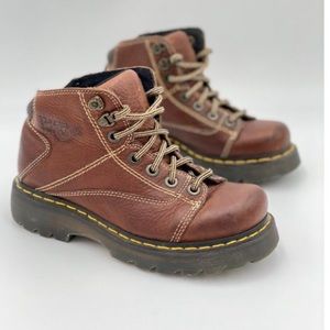 Vintage Dr Martens 8A07 Lace Up Leather Booties
